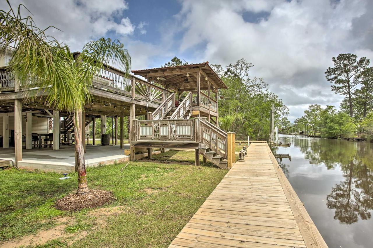 Вилла Bay St Louis House With Boat Dock And Launch! Shoreline Park Экстерьер фото