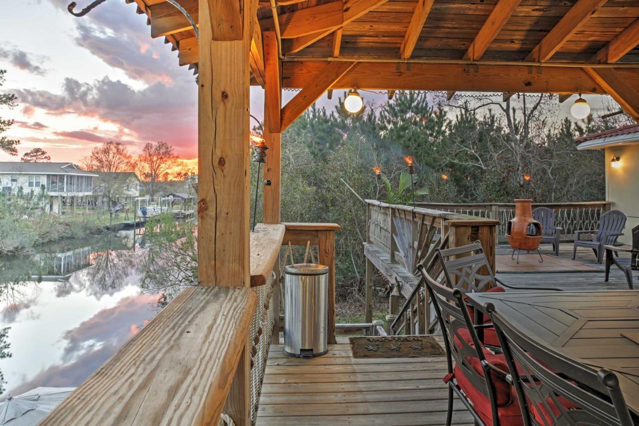 Вилла Bay St Louis House With Boat Dock And Launch! Shoreline Park Экстерьер фото